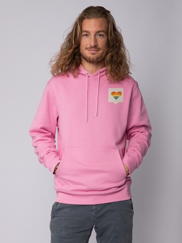 Watapparel Sweatshirt  'Von Herzen' in Pink: Vorderseite