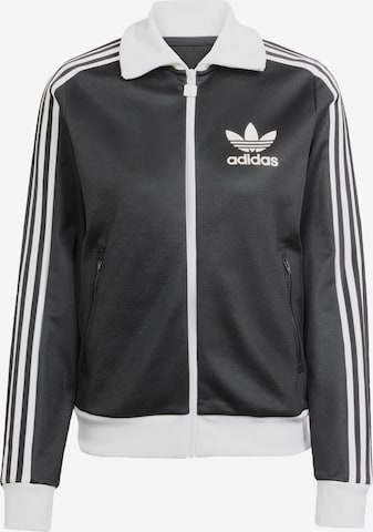 ADIDAS ORIGINALS - Sudadera con cremallera 'Beckenbauer' en negro: frente