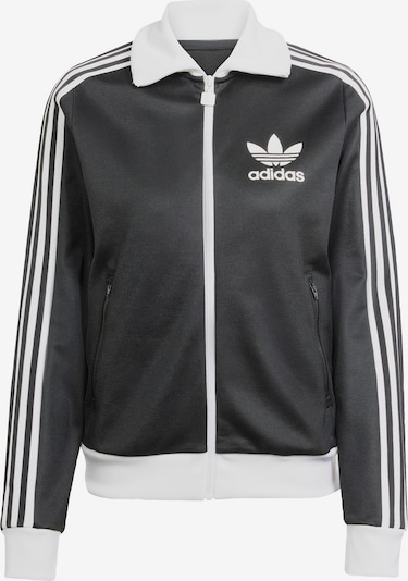 ADIDAS ORIGINALS Sweat jacket 'Beckenbauer' in Black / White, Item view