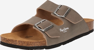 Pepe Jeans Mules in Brown: front