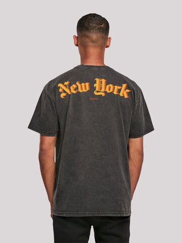 T-Shirt 'New York' F4NT4STIC en noir : devant