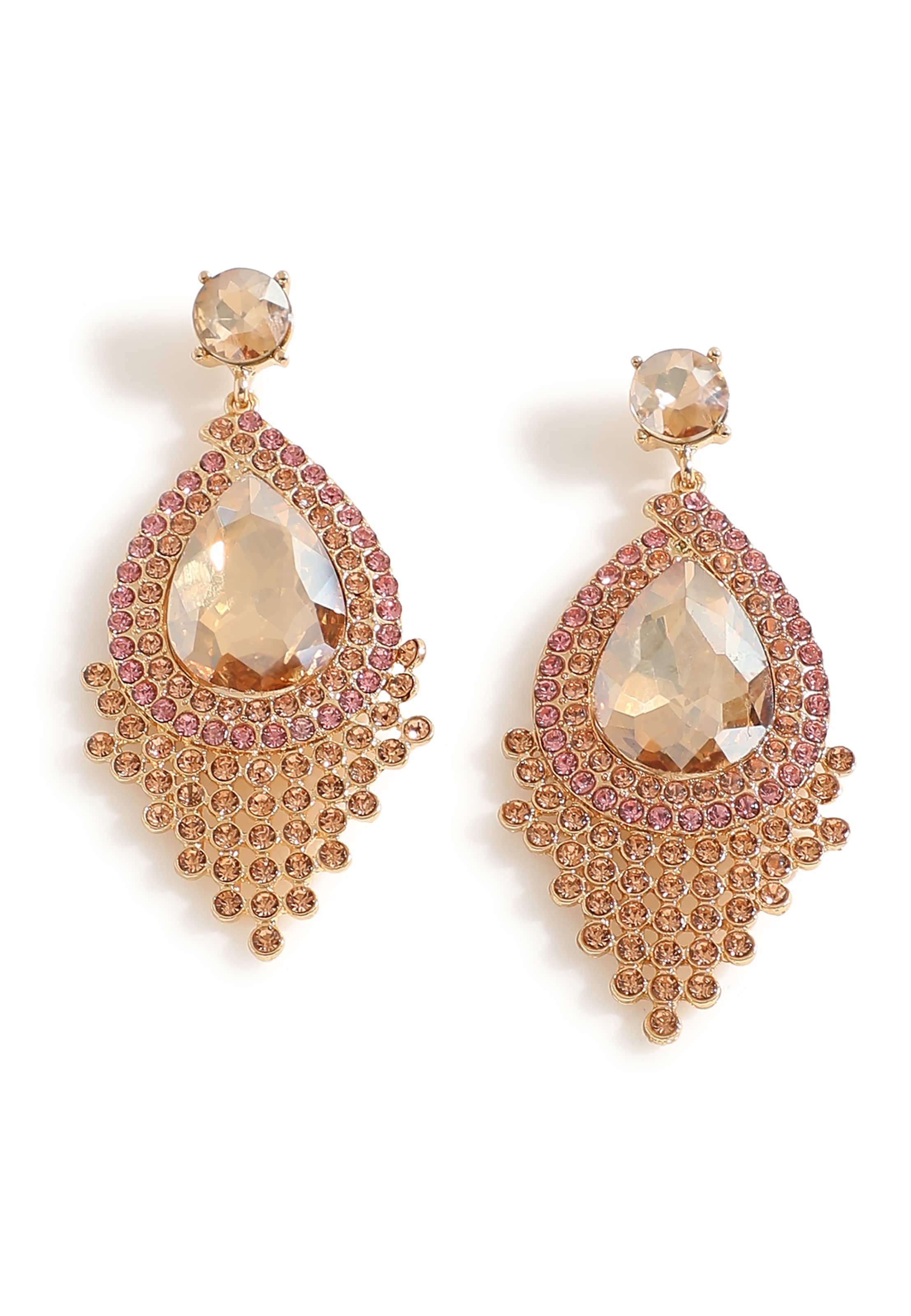 Cercei 'Aubree' de la SOHI pe auriu: față