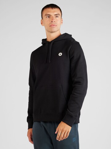 WOOD WOOD Sweatshirt in Zwart: voorkant