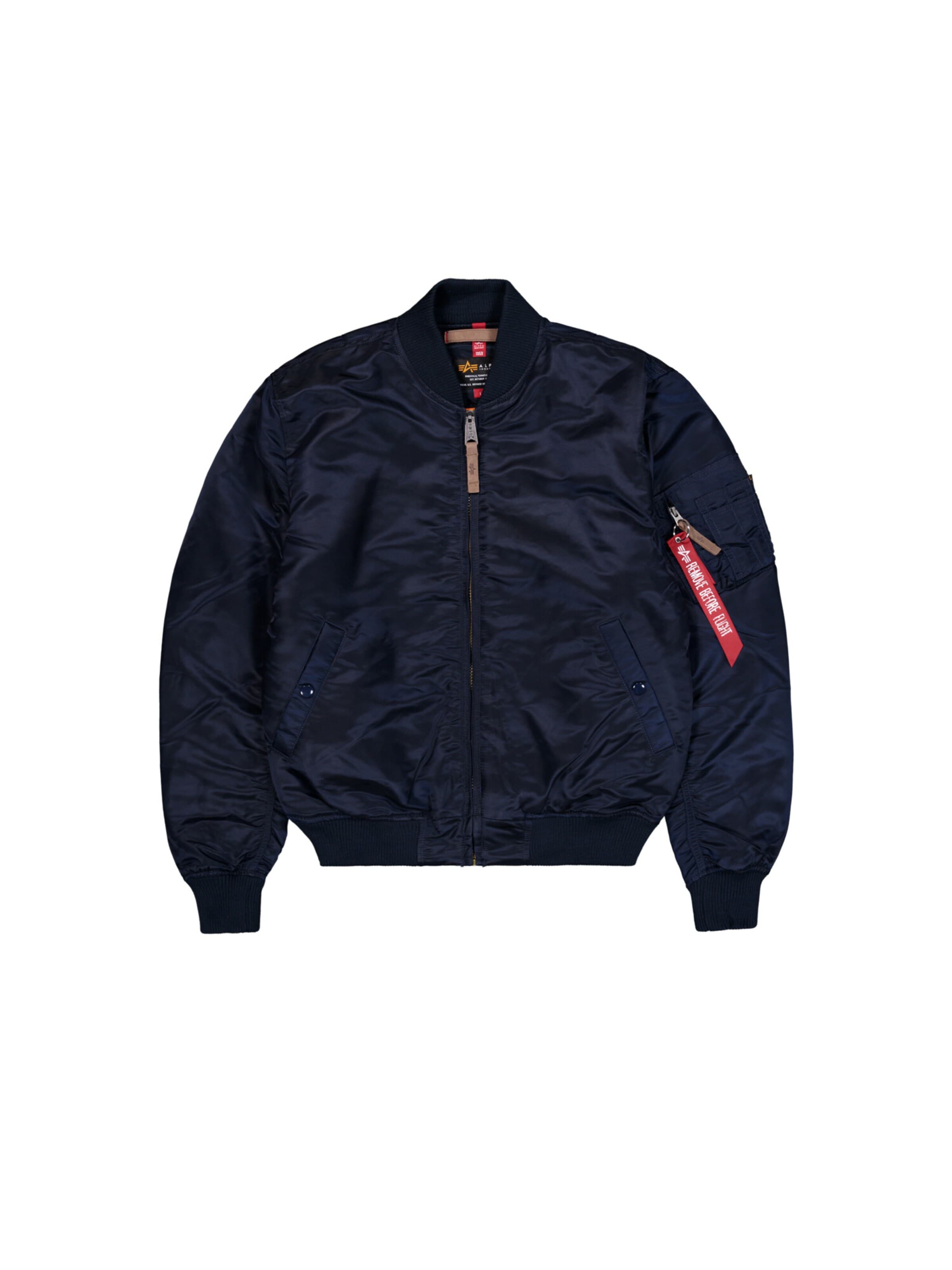 ALPHA INDUSTRIES Between-Season Jacket 'MA-1 VF 59' in Blue: front