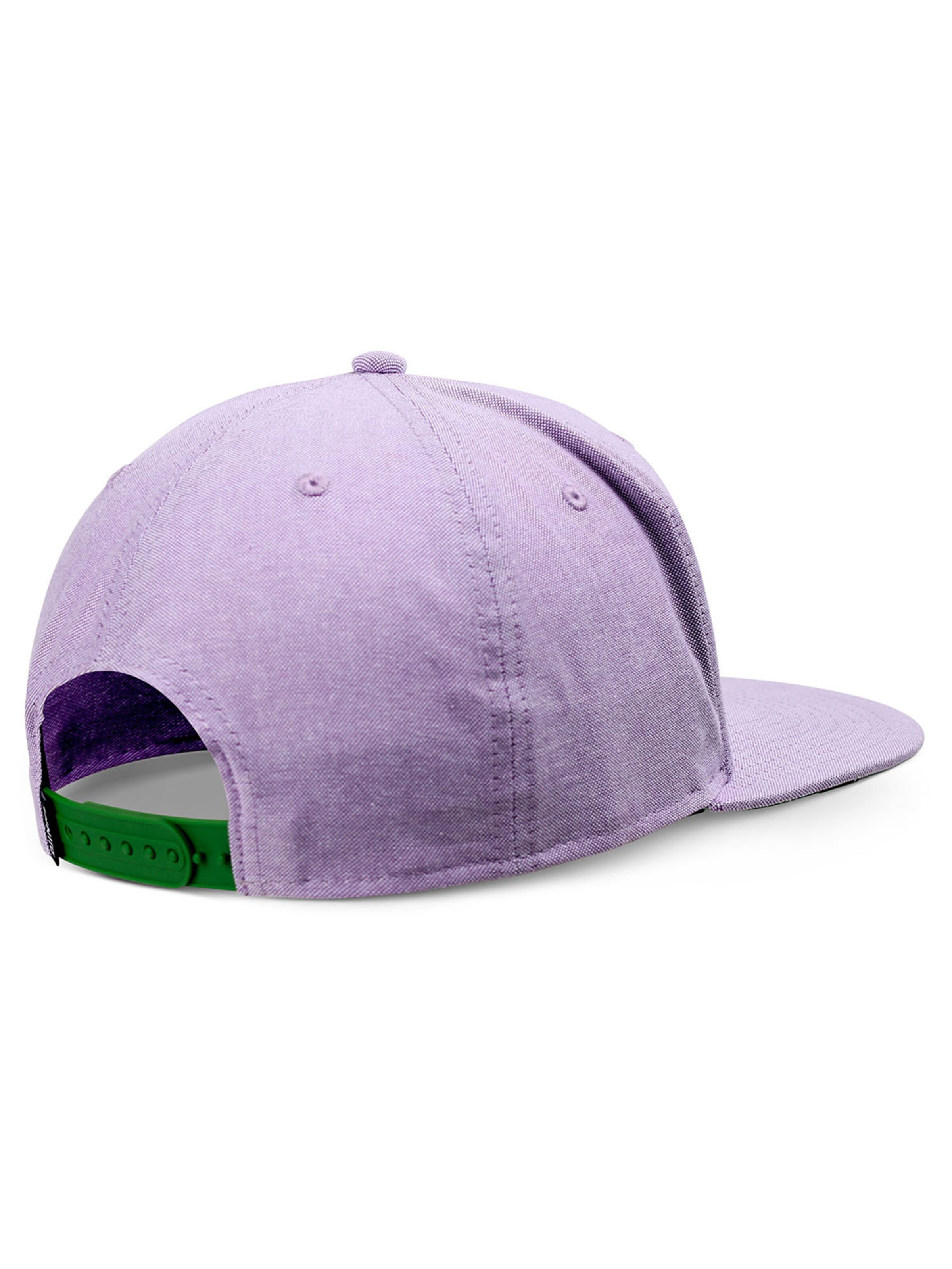 DJINNS Cap '6P OxfordContra' in Purple