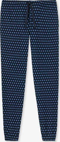 SCHIESSER Pajama Pants 'Mix & Relax' in Blue: front