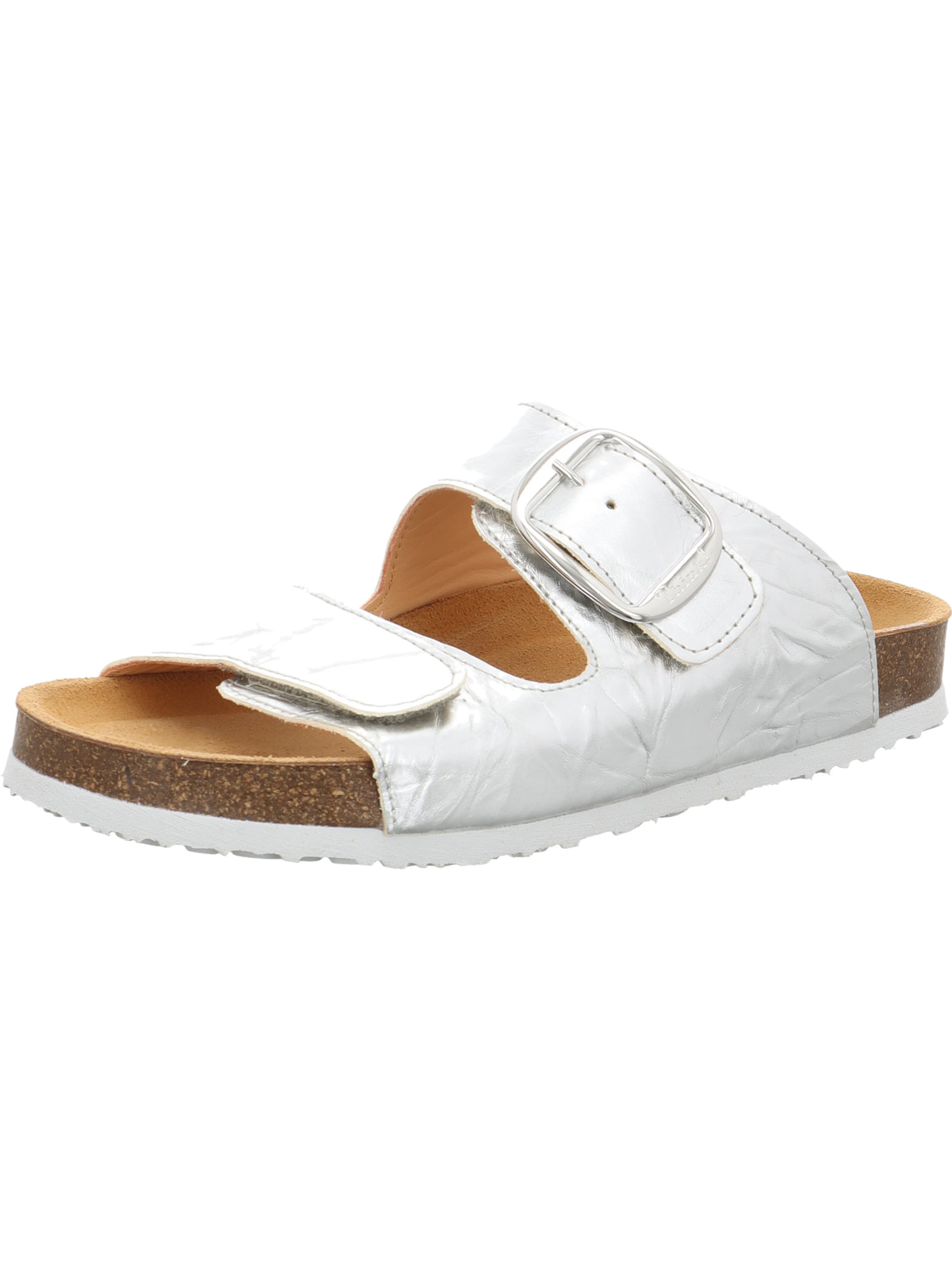 THINK! Pantolette 'Crissi' in Silber: Vorderseite
