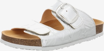 THINK! Pantolette 'Crissi' in Silber: Vorderseite