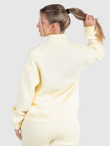 Sweat-shirt 'Teresita' Smilodox en jaune