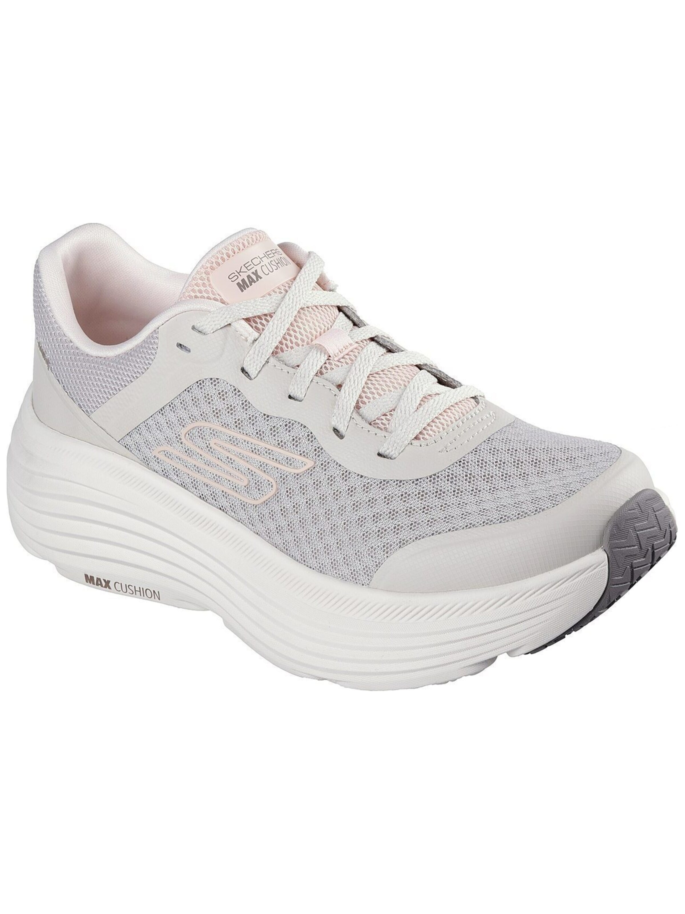 SKECHERS Sportschoen 'Max Cushioning Endeavour' in Beige: voorkant