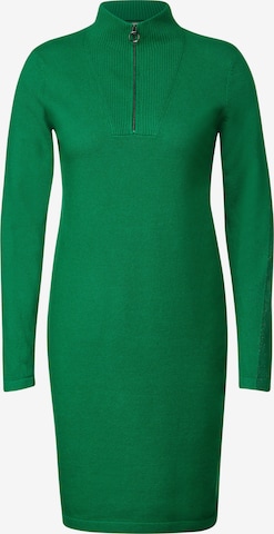 CECIL Knitted dress in Green: front