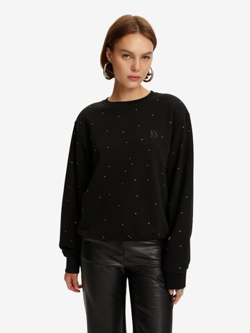 NOCTURNE Sweatshirt i sort: forside