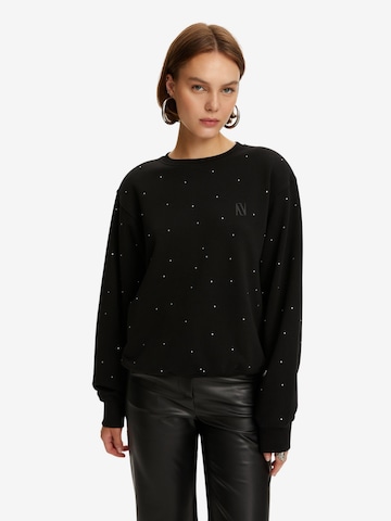 NOCTURNE Sweatshirt in Black: front