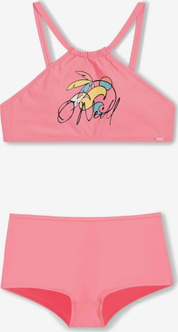 rozā O'NEILL Augsta apkakle Bikini 'Cali': no priekšpuses