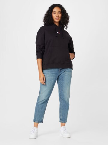 Tommy Jeans Curve Bluzka sportowa w kolorze czarny