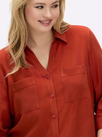 SHEEGO Bluse i orange