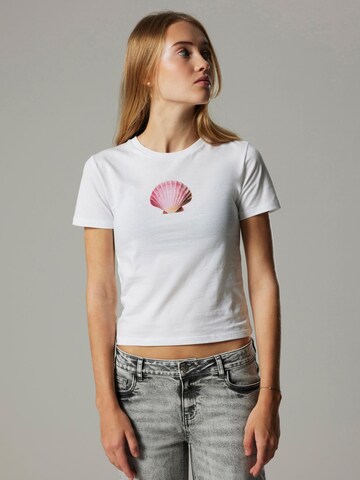 T-Shirt NAME IT en blanc : devant