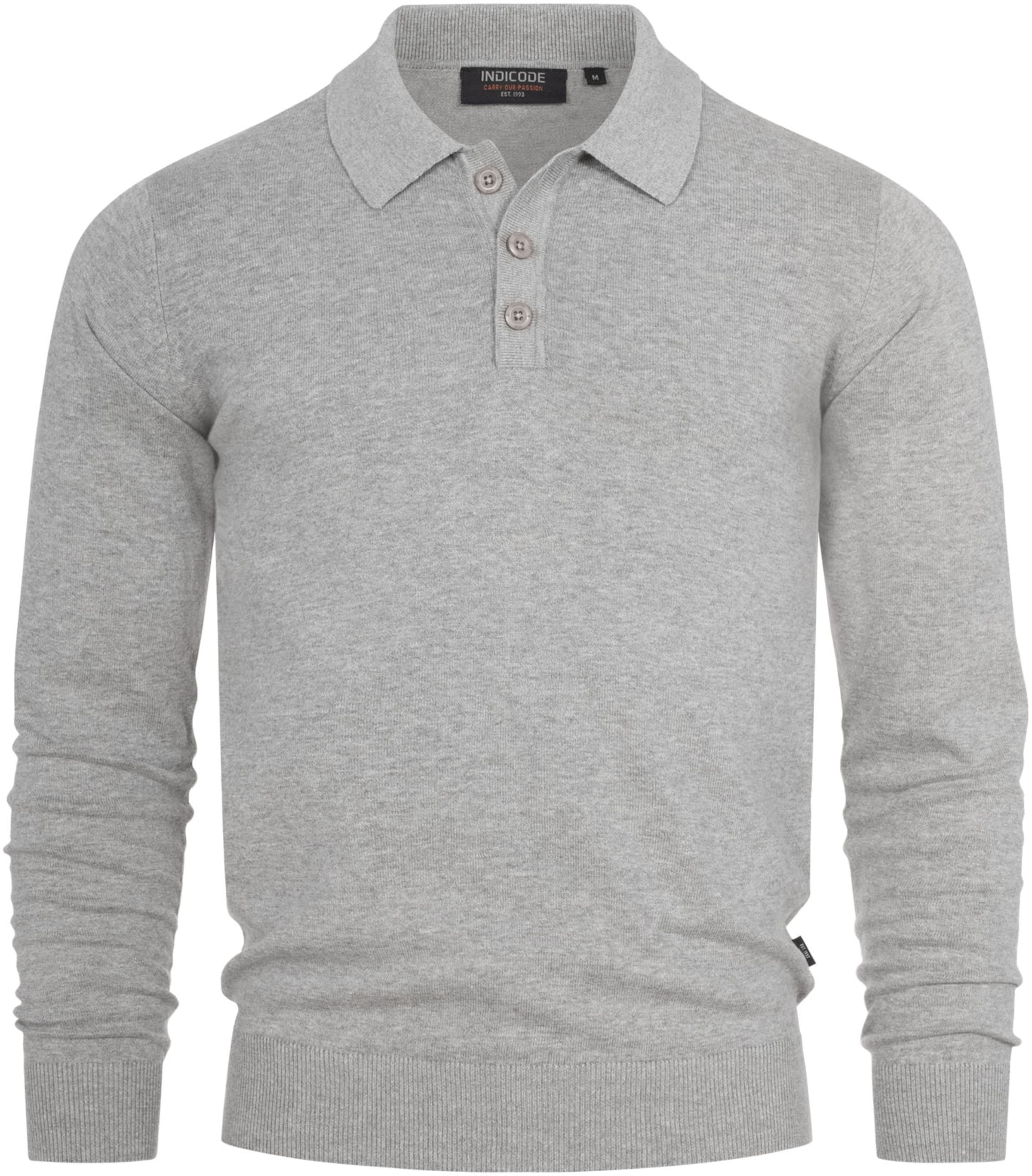 INDICODE JEANS Sweater in Grey: front