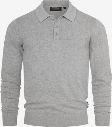 INDICODE JEANS Pullover in Grau: Vorderseite