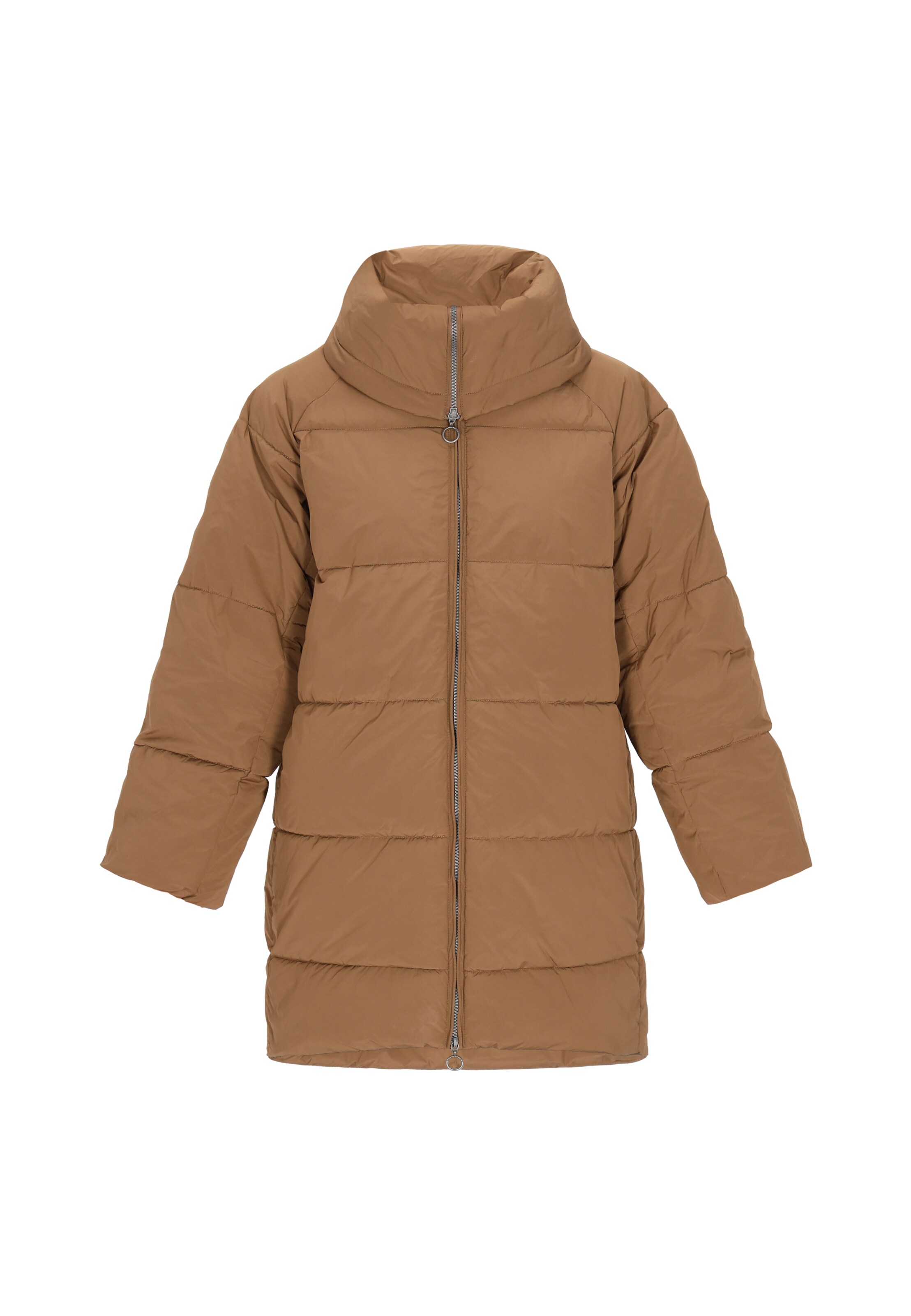 Manteau d’hiver DreiMaster Maritim en marron : devant