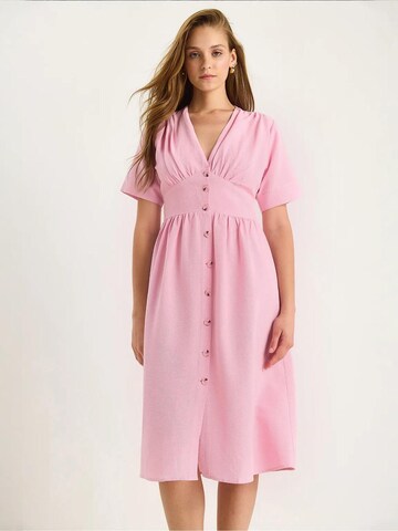 Bianco Lucci - Vestidos camiseiros em rosa