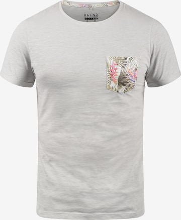 BLEND T-Shirt 'Florens' in Grau: predná strana