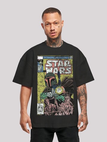 T-Shirt 'Star Wars Boba Fett Comic' F4NT4STIC en noir : devant