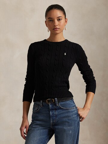Pull-over Polo Ralph Lauren en noir : devant