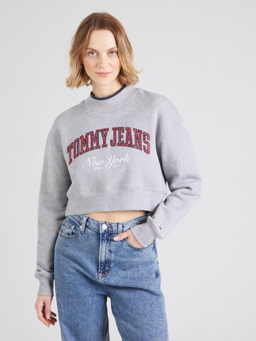 Tommy Jeans Sweatshirt in Grau: Vorderseite