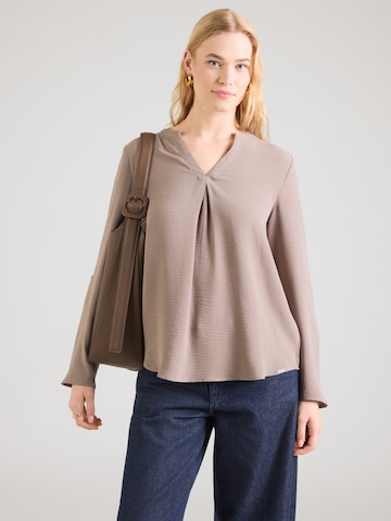 QS Bluza | rjava barva: sprednja stran