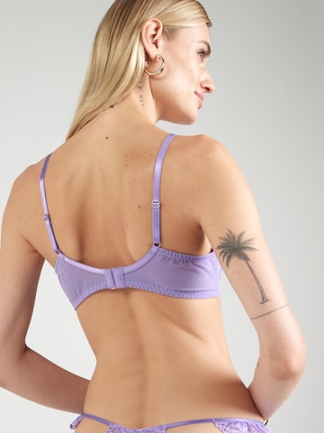 Hunkemöller - Triangular Soutien 'Posie' em roxo