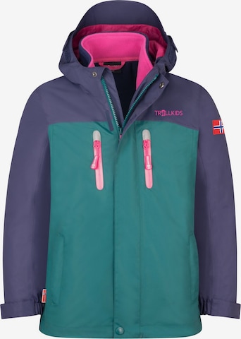 TROLLKIDS Outdoor jacket in Purple: front