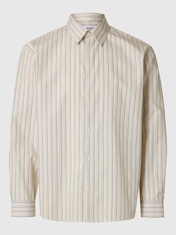 SELECTED HOMME Hemd 'SLHBen' in Beige: Vorderseite