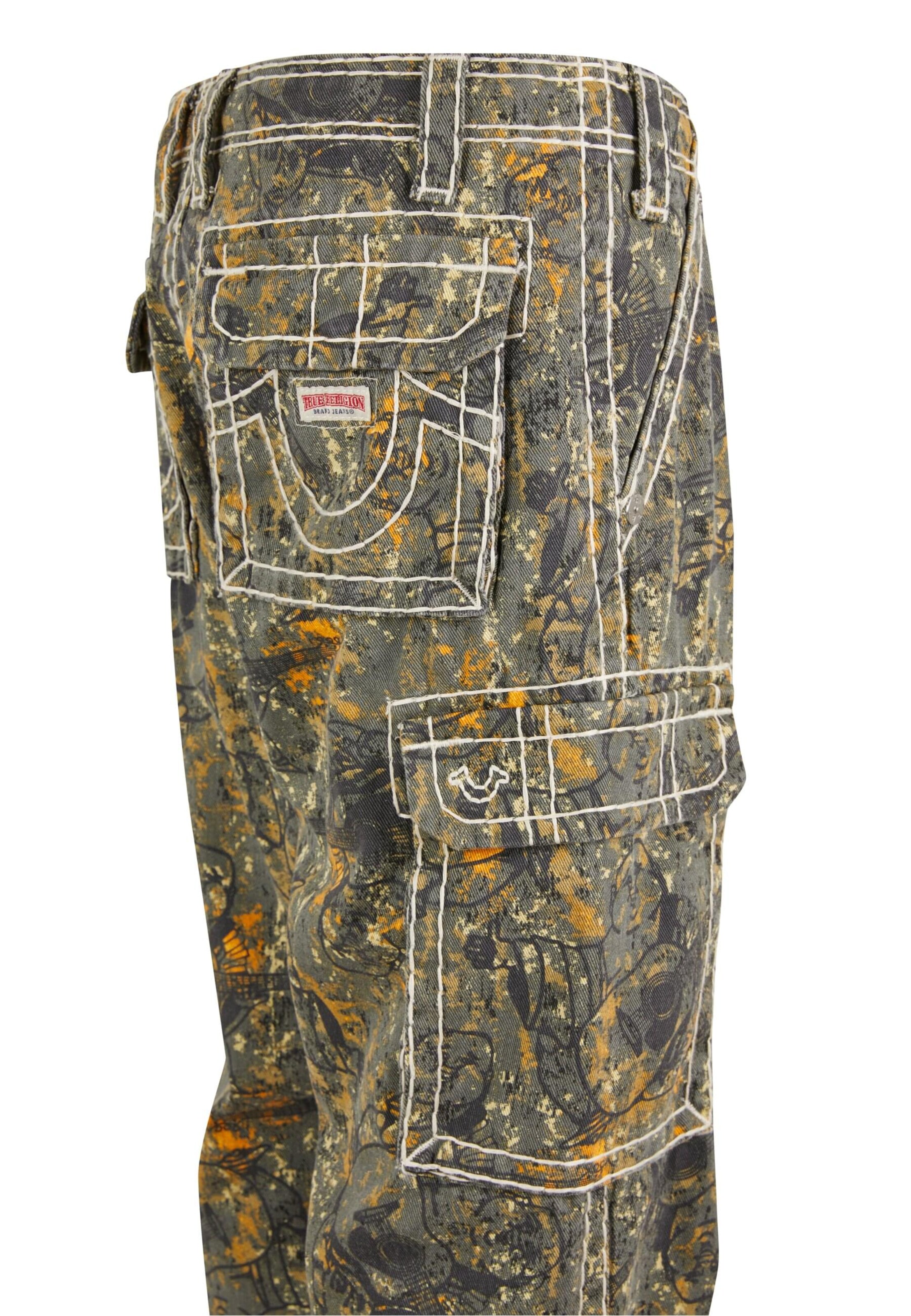 True Religion Loosefit Hose in Grün