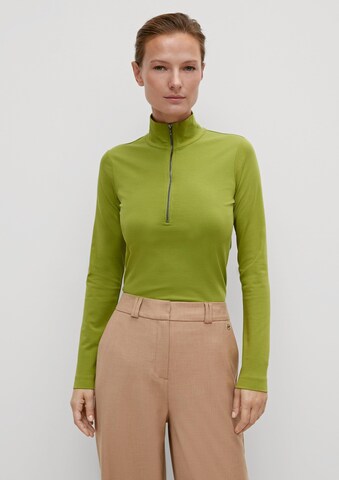 COMMA Shirt in Groen: voorkant