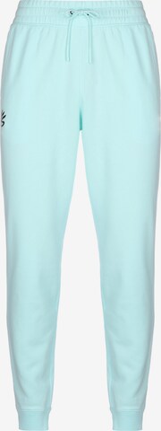 UNDER ARMOUR Tapered Workout Pants in Blue: front