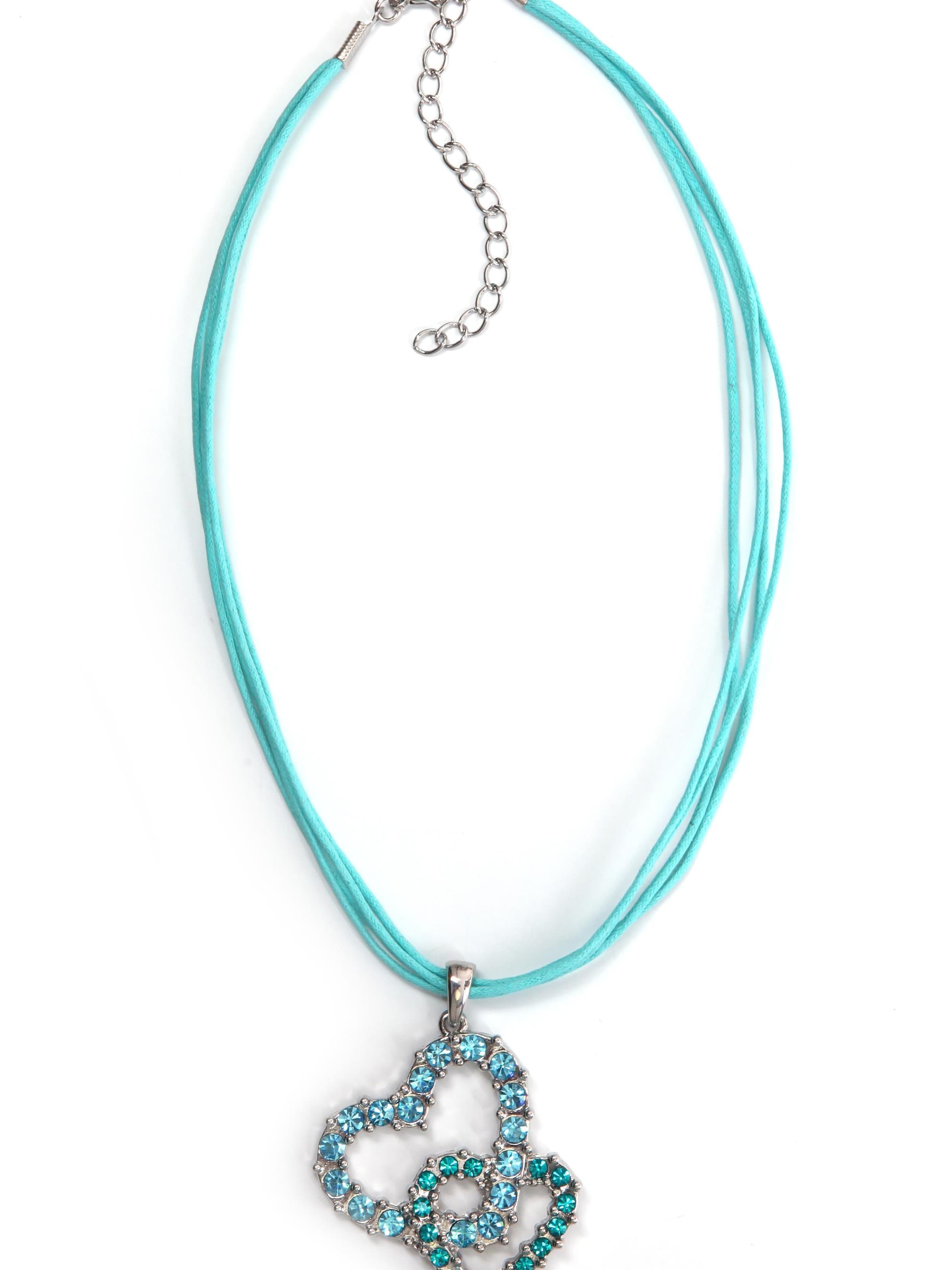 Allgäu Rebell Necklace 'Wally' in Blue: front