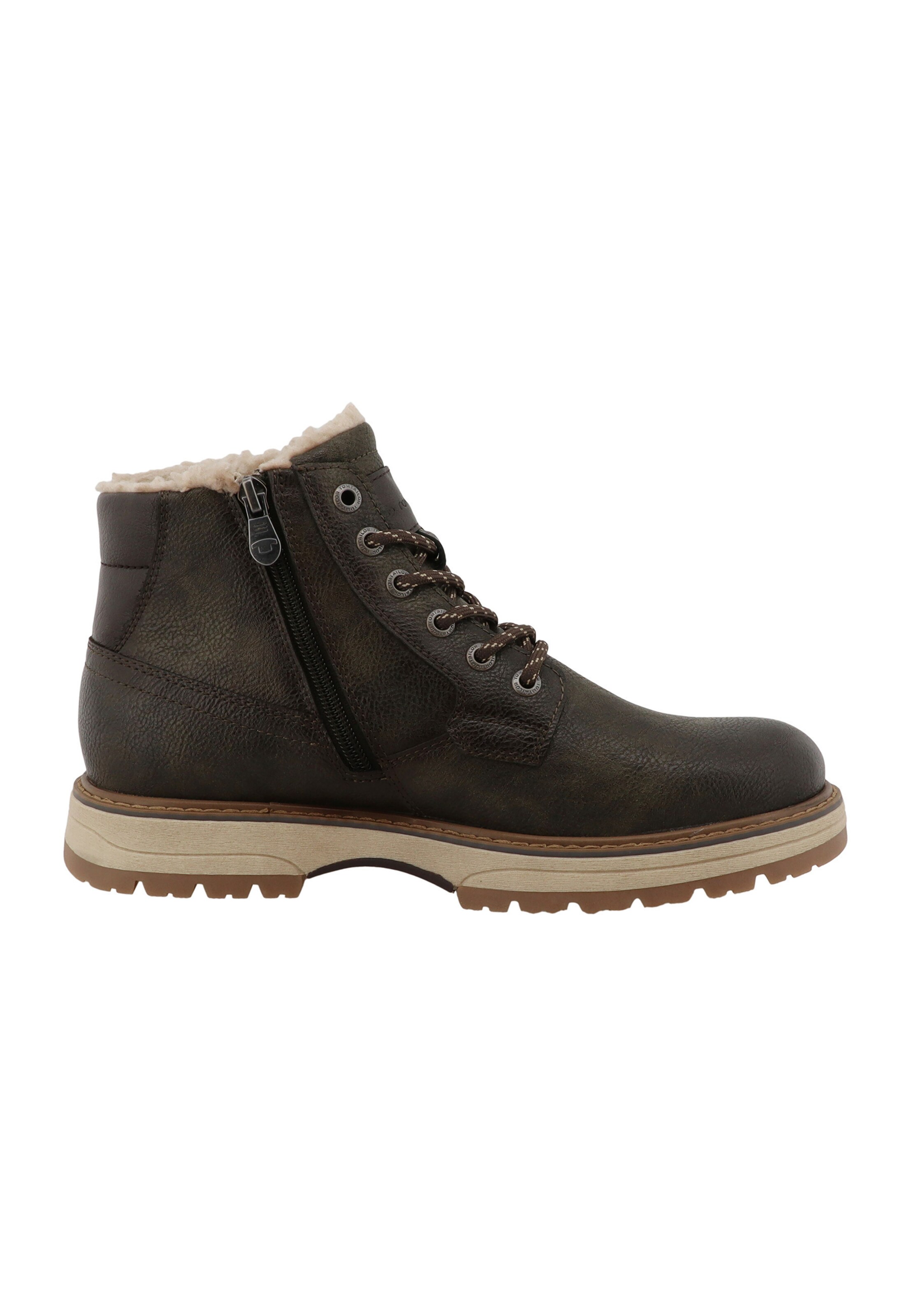 TOM TAILOR Lace-Up Boots in 40 in Khaki, Item view