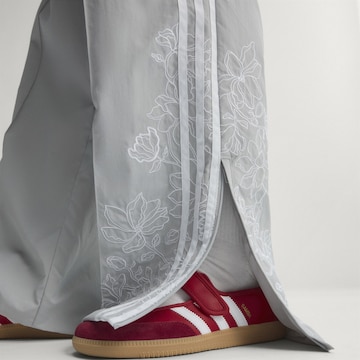 ADIDAS ORIGINALS Wide leg Trousers 'Firebird' in Grey