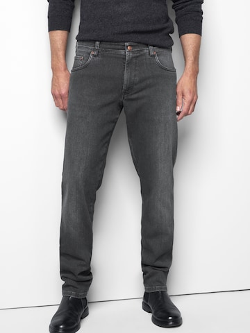 MEYER Loosefit Chinohose 'M5 Five 9-6294', Thermo in Grau: Vorderseite