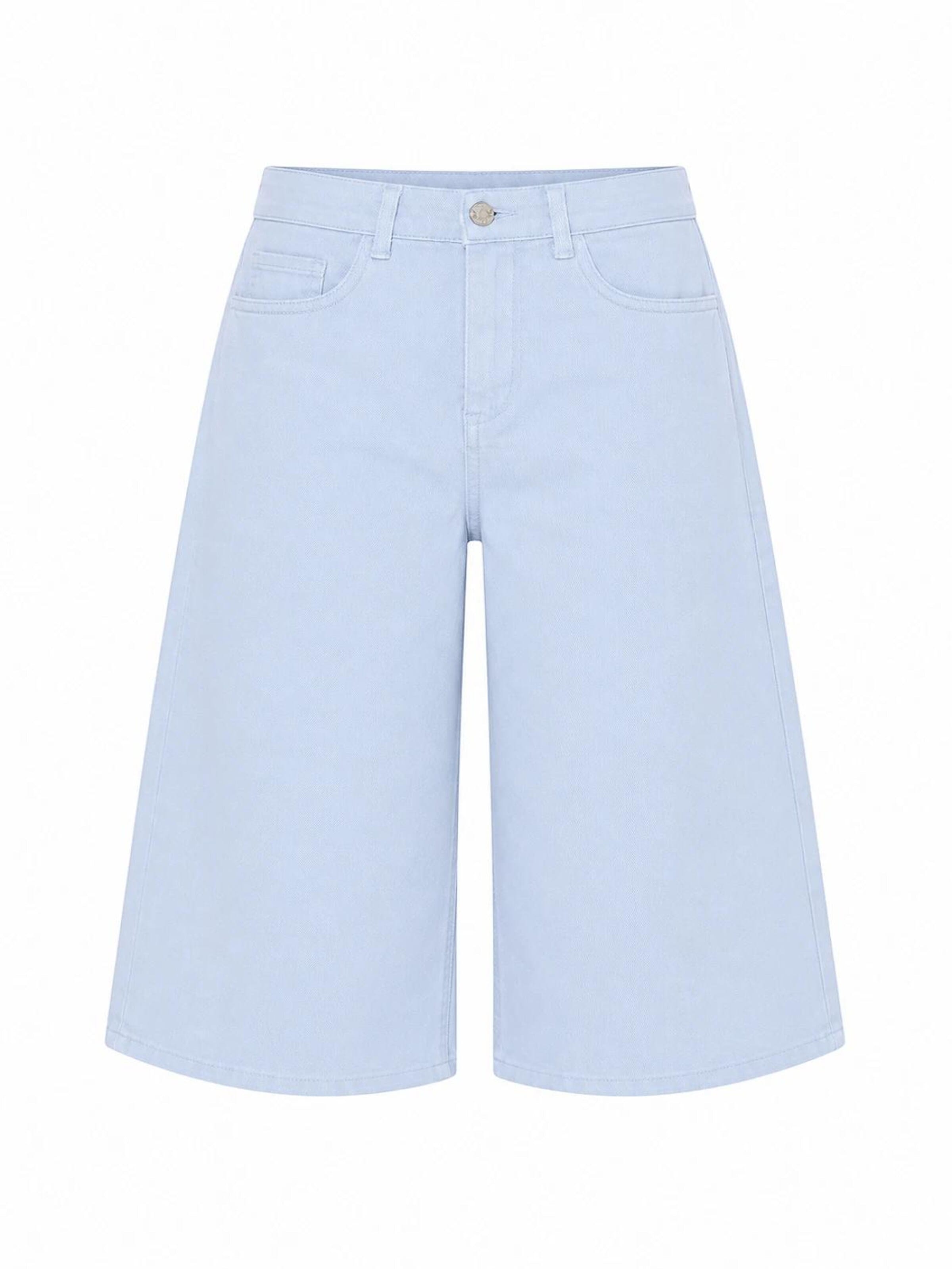 IT'S BASIC Baggy Jeans 'BAGGY BERMUDA SHORT'‌‌‌ in Blau