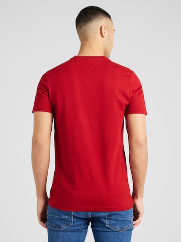 Tommy Jeans Regular Fit T-Shirt in Rot