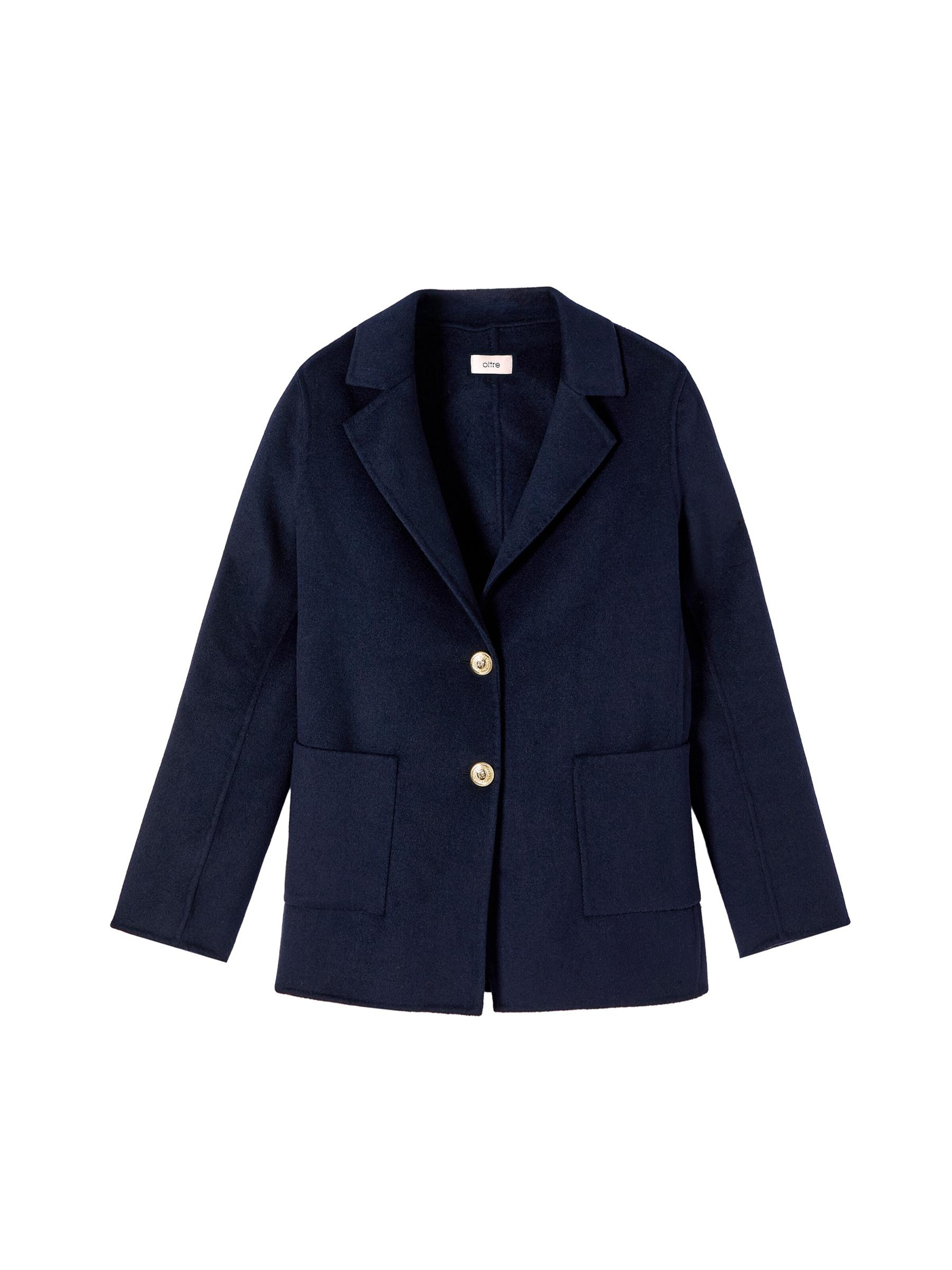 Blazer di oltre in blu: frontale