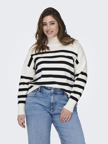 Pullover di ONLY Carmakoma in bianco: frontale