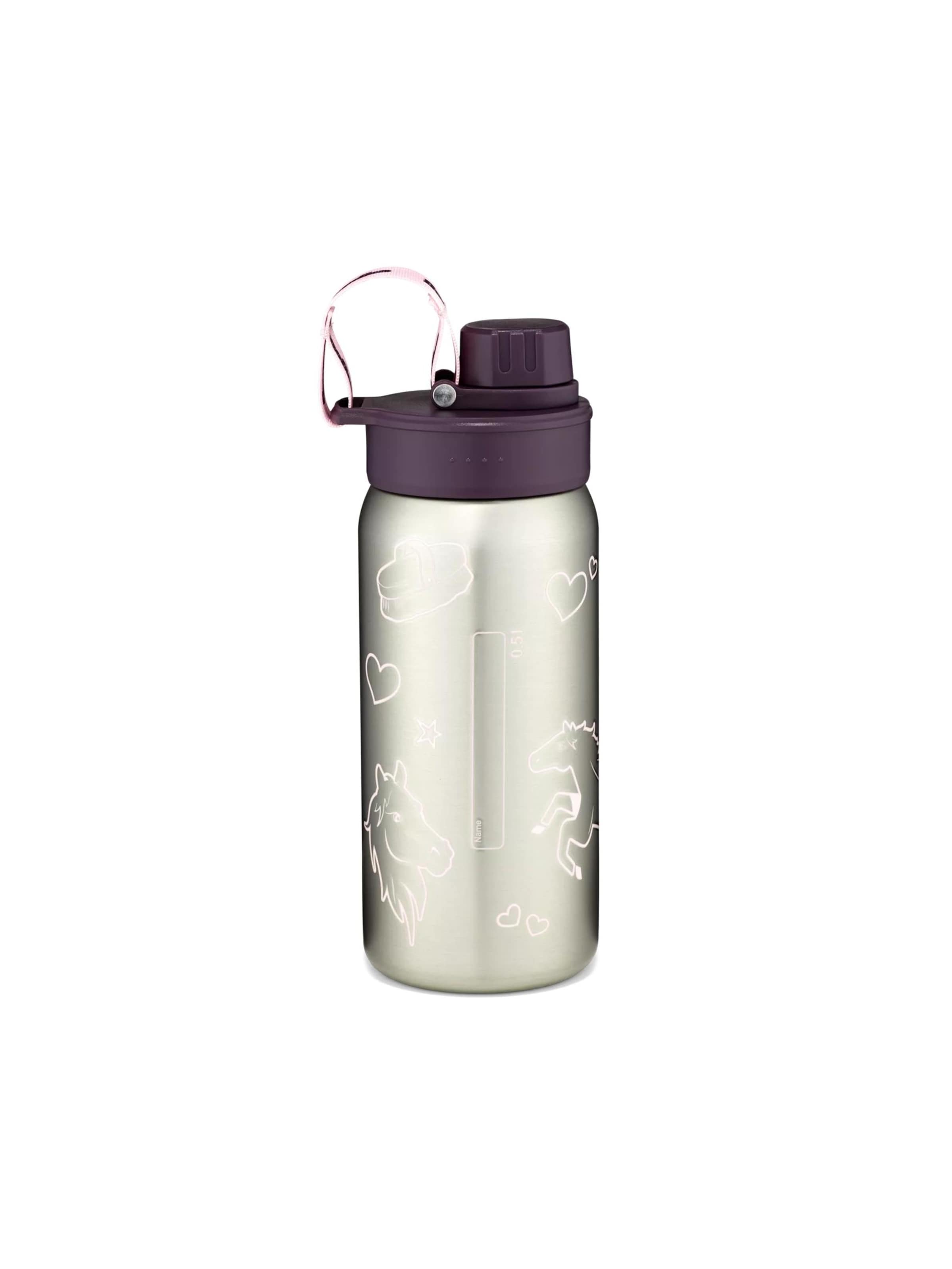 ergobag Drinking Bottle 'Trinkflasche Edelstahl Trinkflasche' in Purple