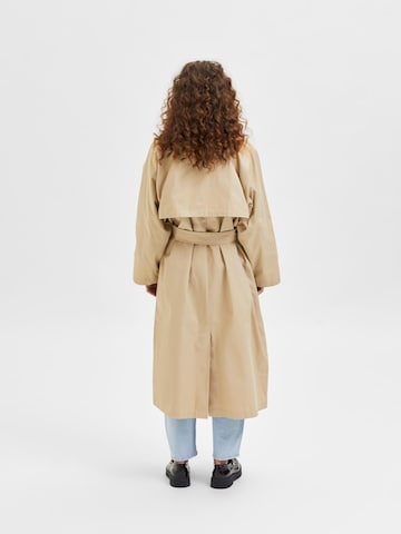 SELECTED FEMME Between-Seasons Coat in Beige