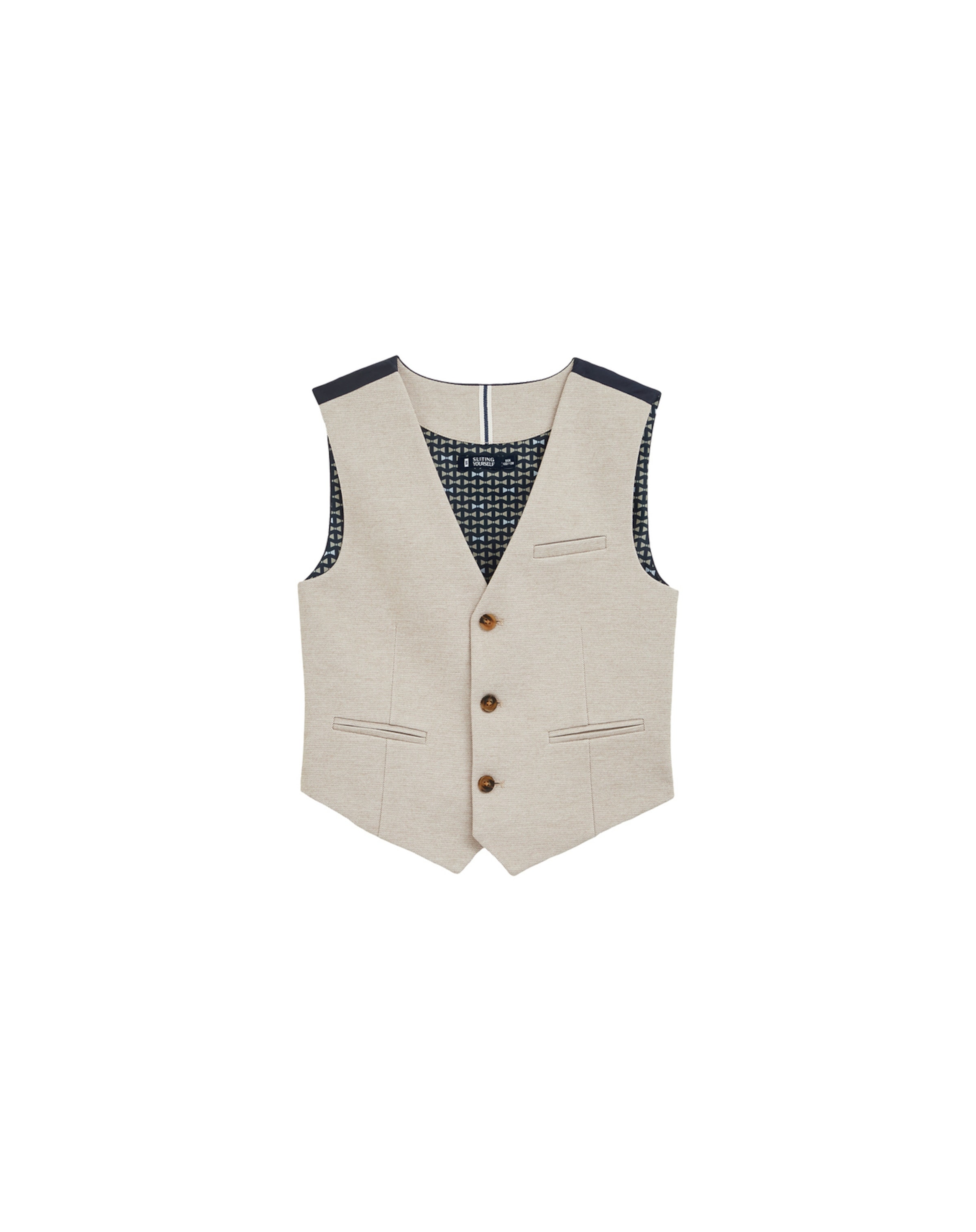 WE FashionPrsluk - bež boja: prednji dio