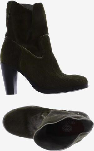 SHABBIES AMSTERDAM Dress Boots in 37 in Green: front