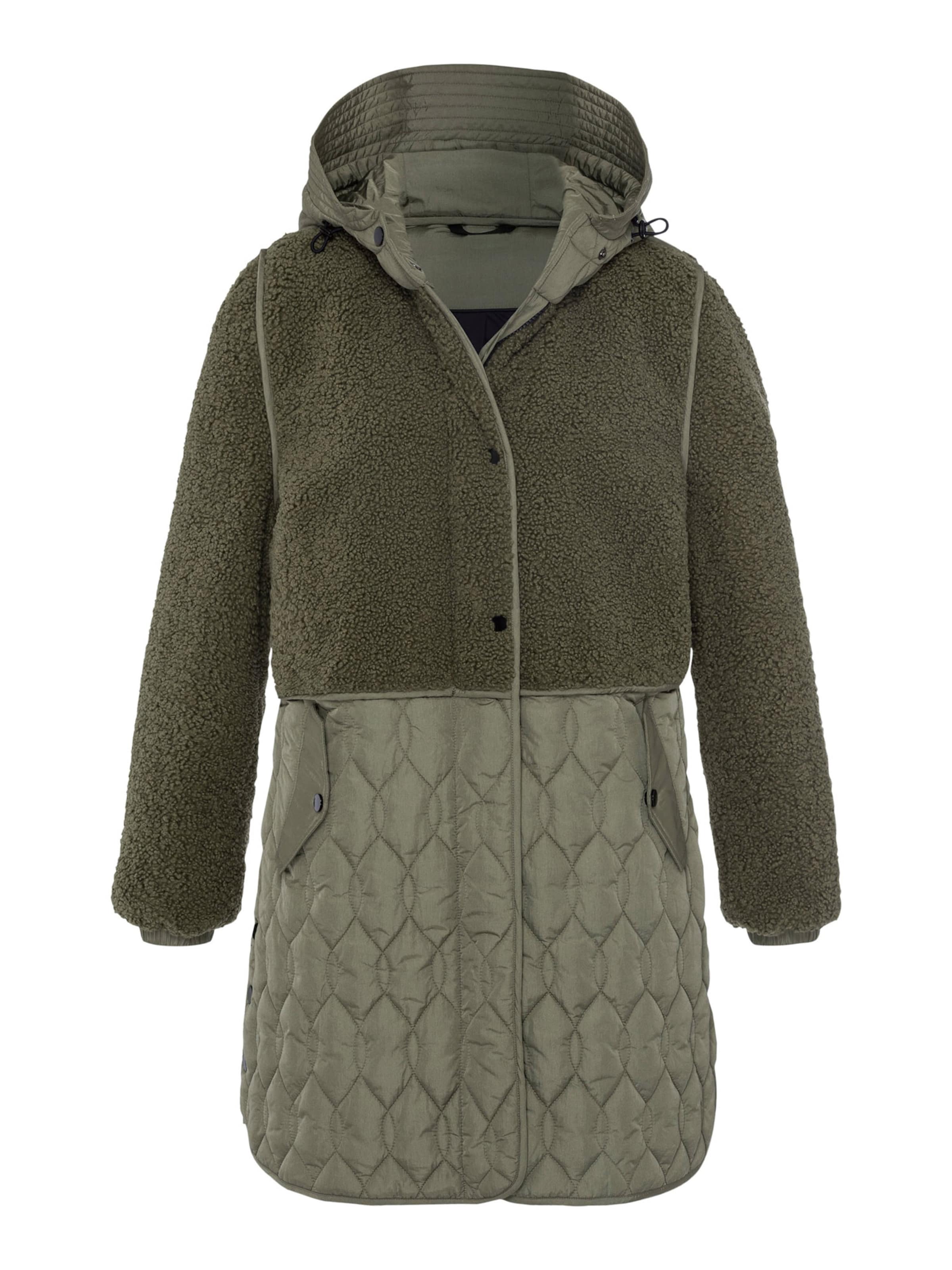 heine Φθινοπωρινό και ανοιξιάτικο μπουφάν σε πράσινο: μπροστά