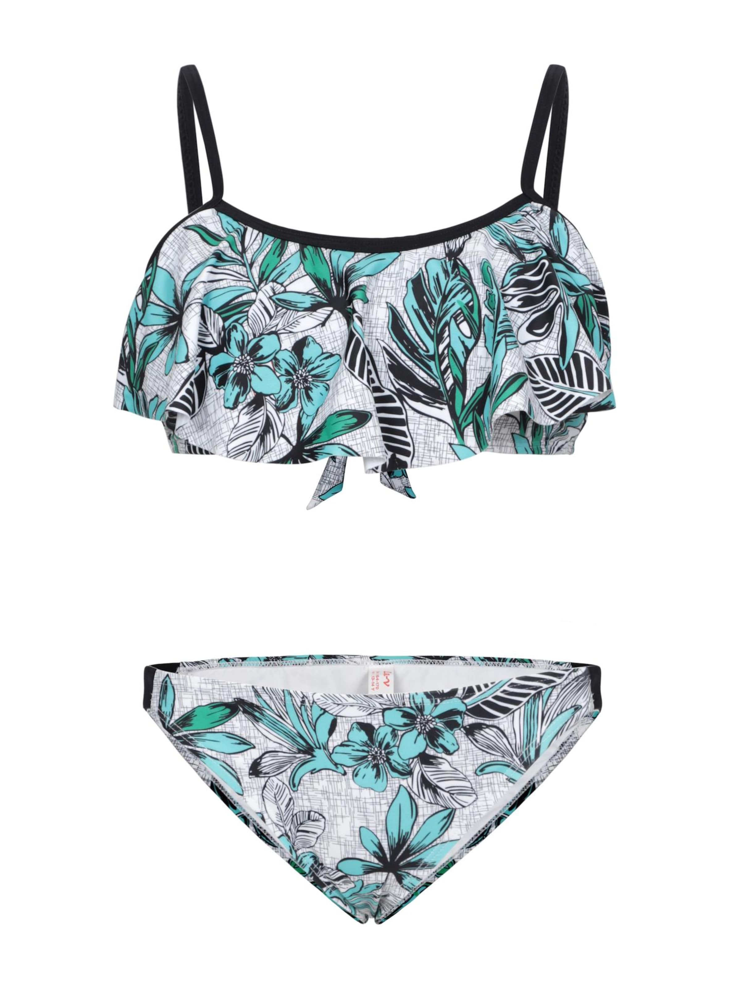 La V Triangle Bikini 'Bikini met volant top' in Blue: front